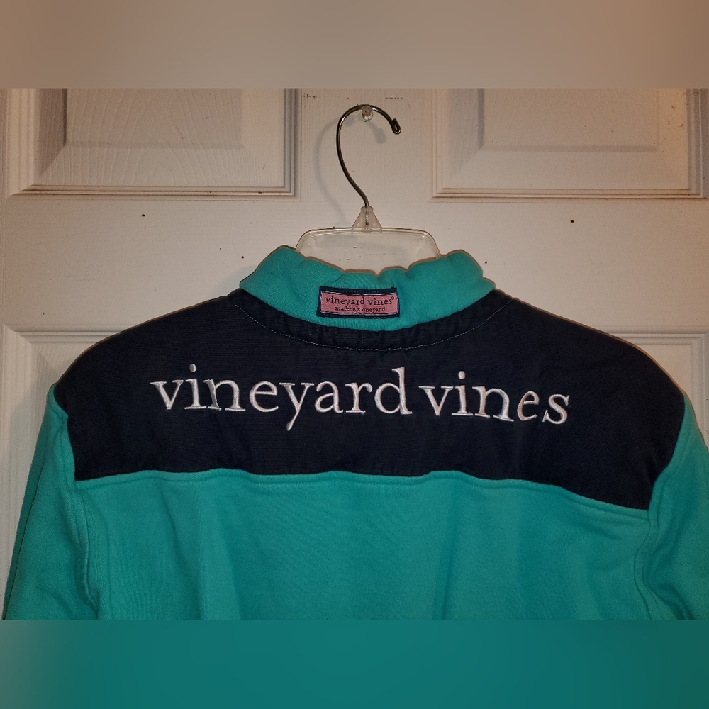 💸 5 for $20 | Vineyard Vines Quarter Zip Long Sleeve Pullover Sweatshirt - Picture 8 of 16